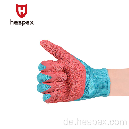 Hespax Anti-Skid-Latex-Schutzkinderhandschuhe